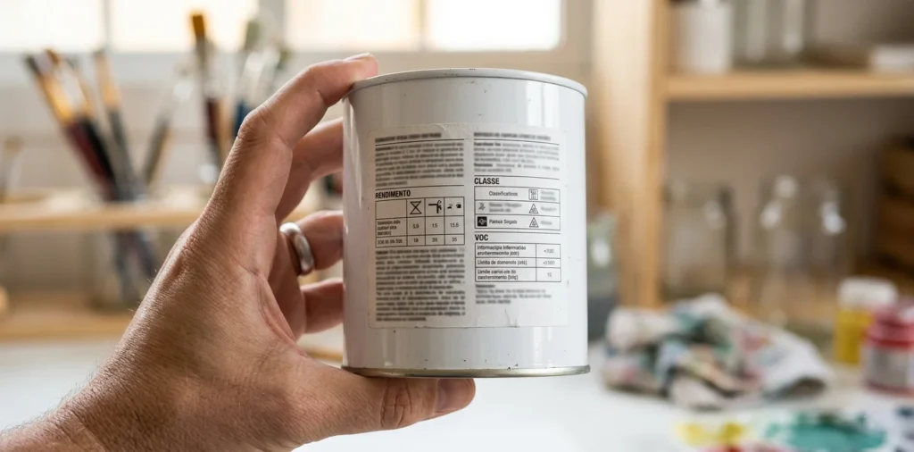 cheda tecnica di una pittura con dati su rendimento, classe di lavabilità e contenuto VOC